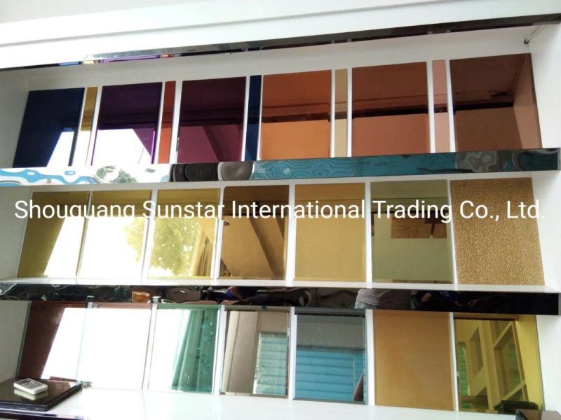3mm 4mm Frameless Decorative Bathroom Wall Mirror Factory Price