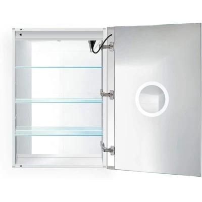Modern Bathroom Vanities LED Medicine Cabinet Aluminum Profile/MDF/Stainless Steel Wall Cabinet