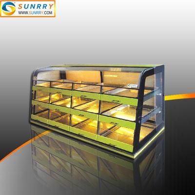 Hot Sale Cake Display Showcase for Horizontal Tray Without Base