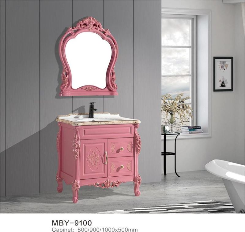 Chinese Products Wholesale White PVC Bathroom Cabinet Furniture From China