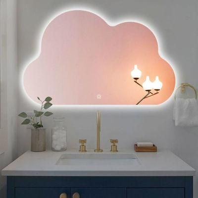 Modern LED Decorative Frameless Cloud Type Bathroom Mirrors