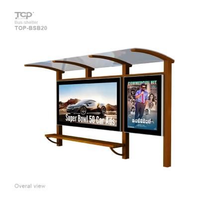 Outdoor Street Furniture Advertising Bus Shelter