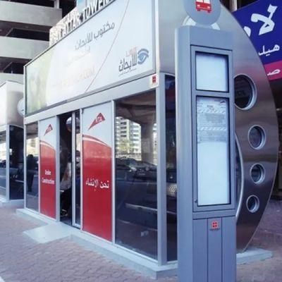 Multi-Functional Bus Shelter with Air Condition Vending Machine