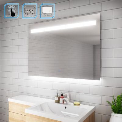 Wall Mounted Ce UL Certificated Hotel Bathroom Decorative Bathroom LED Mirror Touch Switch
