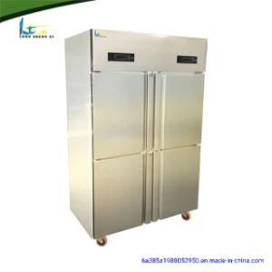 Lsx Hot Sale Fridge Display Showcase Glass Cabinet with Lights