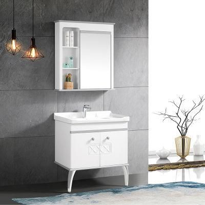 2021 Customized Antique Wooden Bamboo Bathroom Vanity Toilet Cabinet for Sale