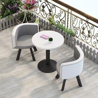 Wholesale Round Marble Top Stainless Steel Base Side Table Tea End Table with High Quality