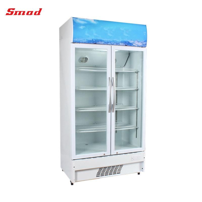 Supermarket Glass Door Display Fridge Showcase