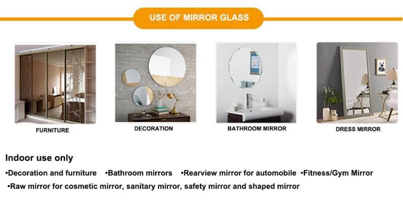 Aluminum Mirror Glass Shelf