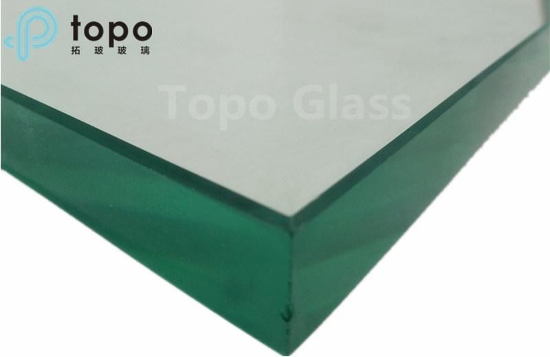 Tempered/Toughened Safety Clear Sheet Glass for Shower Door (W-TP)