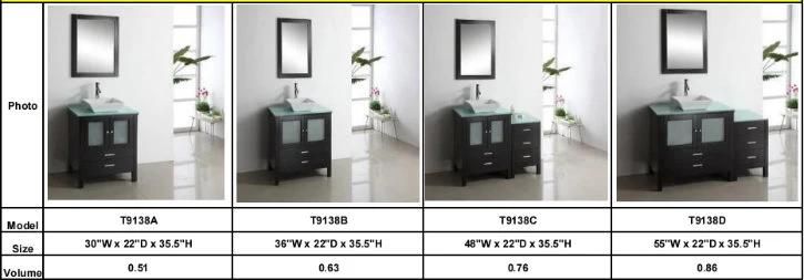 Hangzhou Factory Wholesale Hotel Bathroom Furniture Spain Small Bathroom Storage Cabinet T9138A
