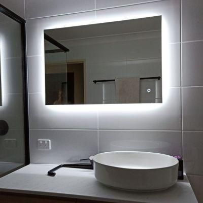 Model Hotel Waterproof Design Bathroom Furniture LED Makeup Mirror for Home Decoration