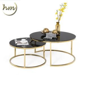 Luxury Rose Gold Painting Stainless Steel Dining Table