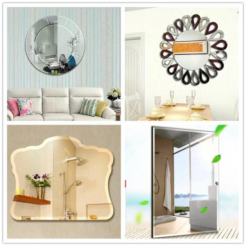 Wholesale Beveled Edge Straight Edge Round Edge Finish Bathroom Mirror