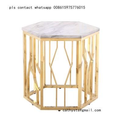 Hospitality Furnishing Metal Tables Base Gold Colour Side Table
