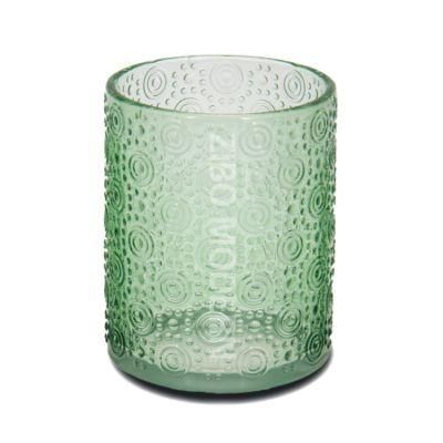 Hot-Sale Colorful Unique Romantic Glass Cylindrical Tealight Candle Holders