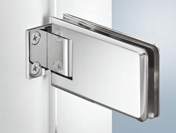 Shower Door Hinge Straight Aquasys for Glass Thickness 8-12 mm