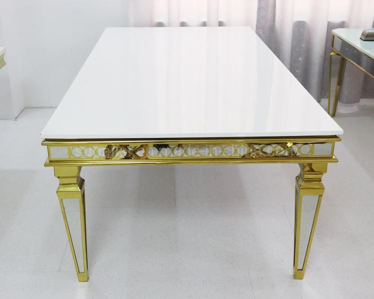 Hotel Restuarant Wedding Event Dining Table for 200cm Length