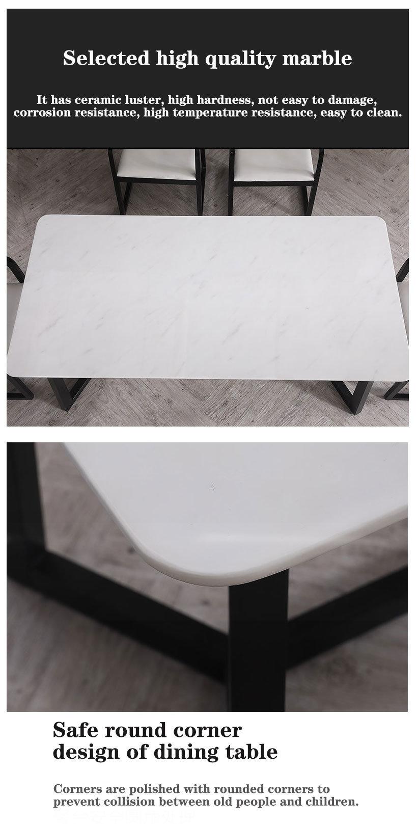 Sample Design Small Size Home Furniture MDF Dining Table