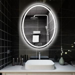 Round Bathroom Light Wall Mirror Smart Makeup Mirror