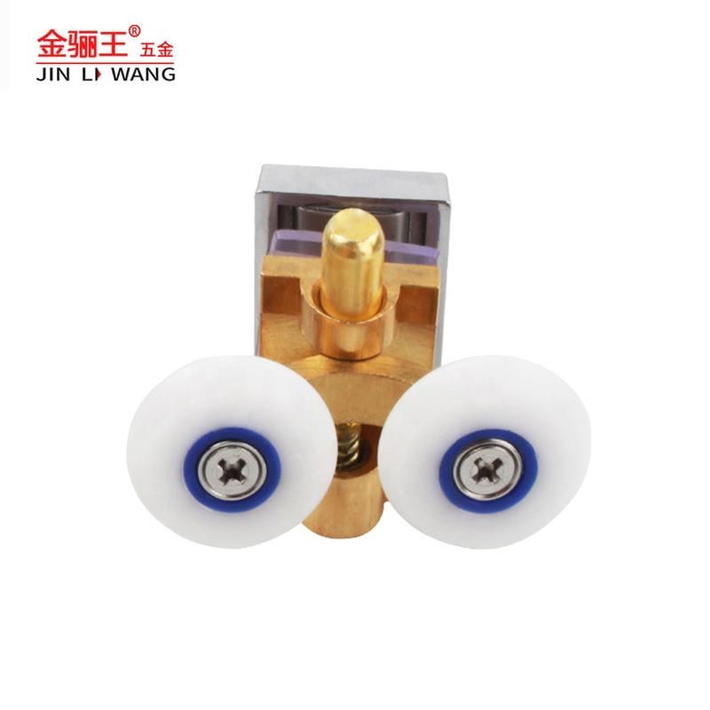 Professional Furniture Hardware Manufacturer Experienced OEM Factory Sliding Glass Door Roller Hanging Door Top Bottom Wheel Pulley for Bathroom Shower Room