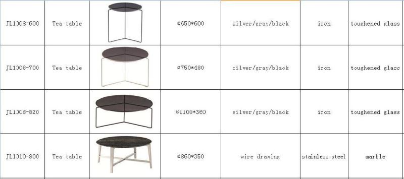 Fashion Geometrical Metal Bone Wood Top Coffee Table