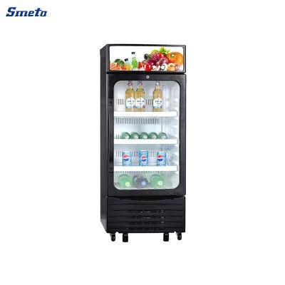 Commercial Refrigerated Display One Door Cooler Upright Showcase