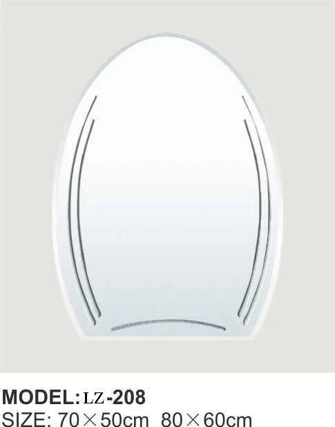 Modern Oval-Shaped Make up Bathroom Mirror Simple Customized