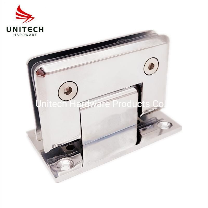 Zinc Material Shower Cabinet Hinge Glass Fitting for Wall to Glass Fitting