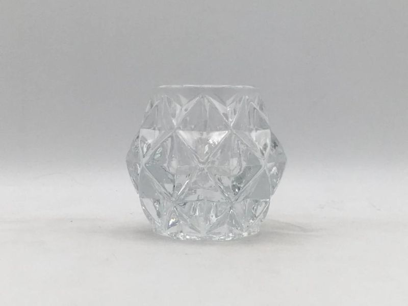 Clear Candlestick Glass Candle Holder Transparent Home Decoration Festival