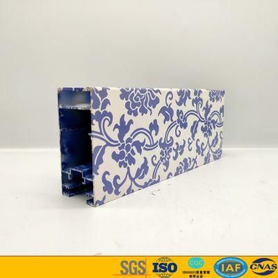 Blue and White Porcelain Pattern Aluminium Window/Door Frame Powder Spray Coating