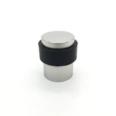Factory Making Round Rubber Door Stop with Stainless Steel Base