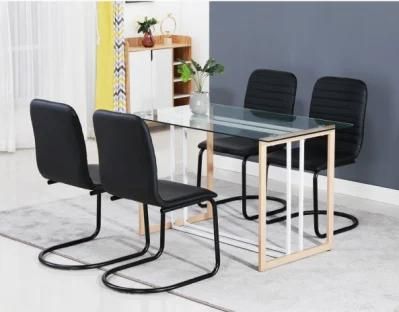 Dining Table Furniture Thicken Glass Dining Chair Table