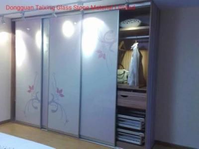 Decorative Painted Glass for Sliding Door