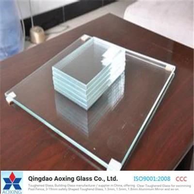 Clear/Color/Super Clear/Low Iron Float Glass for Building/Window