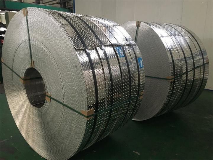 Mill Finished Aluminum Tread Coil with Compass Pattern