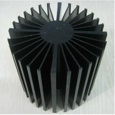 Aluminium CNC Machined Black Anodizing Heat Sink