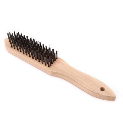 Multi-Purpose Shoe Handle Wire Scratch Brushes with Black Brush