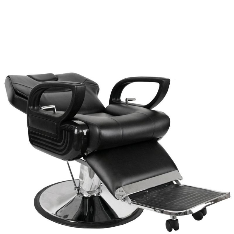 Hl-6085D Salon Barber Chair for Man or Woman with Stainless Steel Armrest and Aluminum Pedal