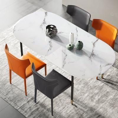 Restaurant Dining Room Furniture Metal Complete Dining Table Set