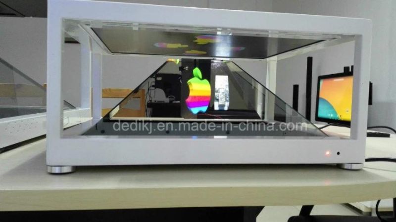 Dedi High Quality 3-Sided Hologram Pyramid Display Showcase