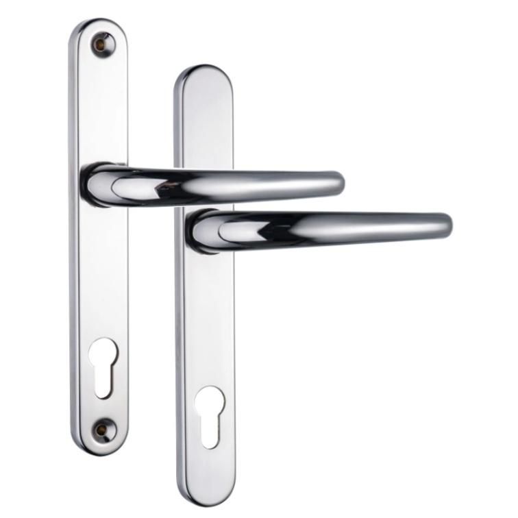Black Lever Handle with Fastern Parts Entry Wood Shower Glass Door Lever High Security Handle Door Handle Locks