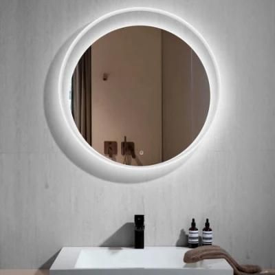 5mm Wall Mounted Clear Mirror Bathroom Hotel Sensor Switch Anti-Fog Smart LED Lighted Mirror