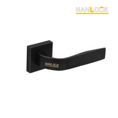 Matte Black Interior Bedroom Kitchen Wooden Door Handle for Hotel/Modern House