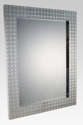 Customizable Smartness Rectangle Crushed Diamond Wall Mirror Made in China