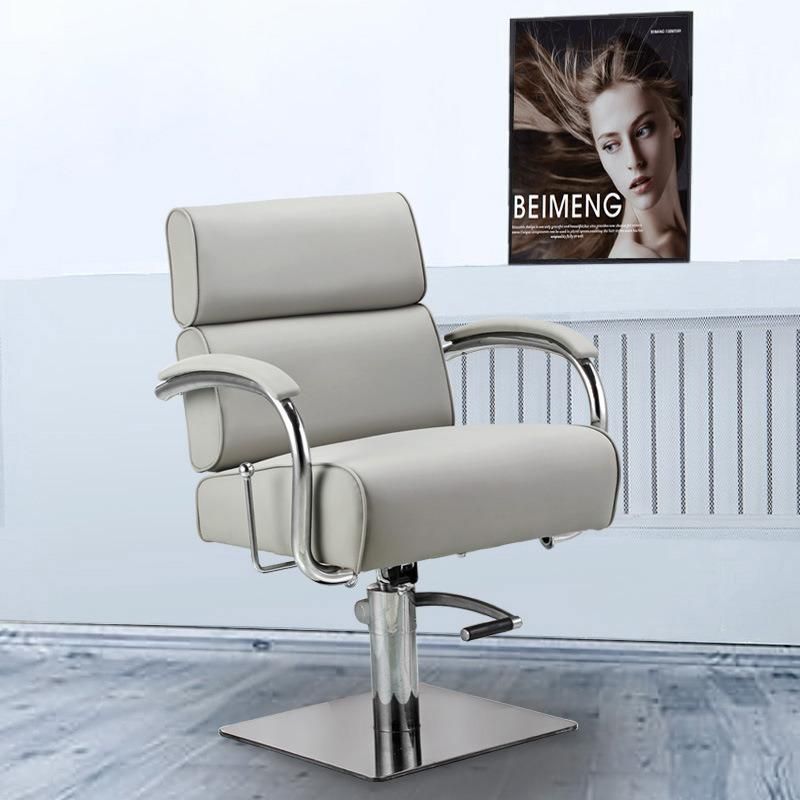 Hl-1159 Salon Barber Chair for Man or Woman with Stainless Steel Armrest and Aluminum Pedal