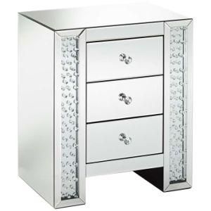 Mirrored Bedside Table