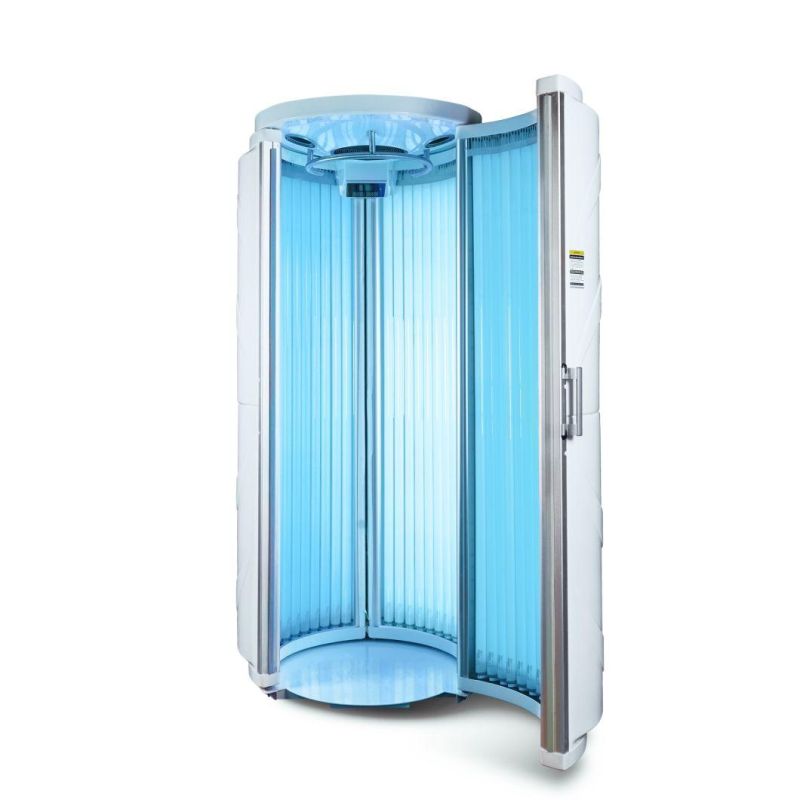 Sunshine Vertical F8 Solarium Aluminium Glass Sunroom for Airbrush Tanning Machine Stand up Beds Sale