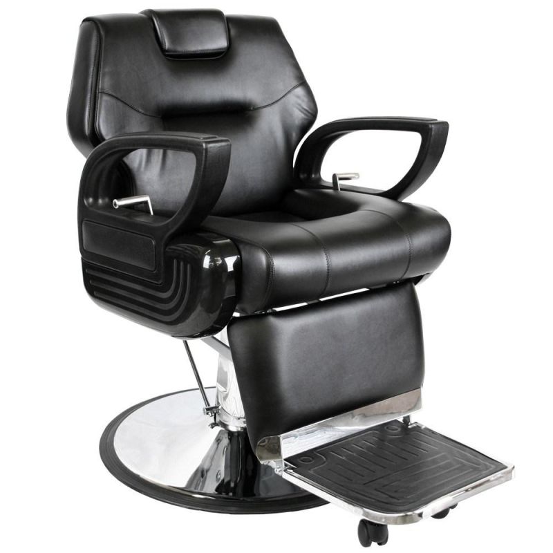 Hl-6085D Salon Barber Chair for Man or Woman with Stainless Steel Armrest and Aluminum Pedal