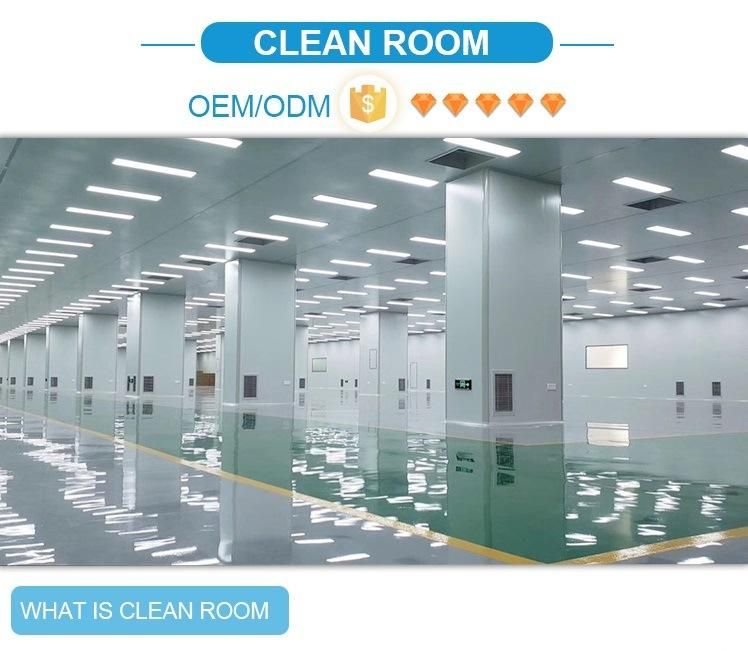 Air Shower Clean Room with Double Glass Windows and Sliding Foors